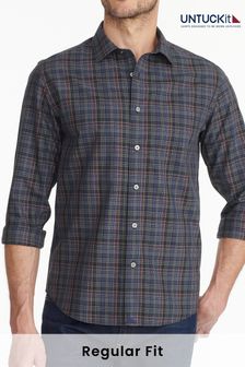 深藍色 - Untuckit Wrinkle-free Slim Fit Cordero Shirt (659397) | NT$3,730