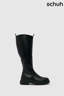 Черные сапоги на коленях с танцовщицей Schuh (660415) | €49 - €52