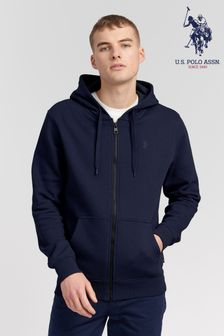 U.S. Polo Assn. Blue Mens Zip Hoodie (660627) | €38