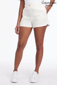 Calvin Klein Jeans Seersucker Relaxed White Shorts (660912) | €95
