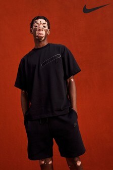 Черный - Флисовые шорты Nike Tech (662483) | €85