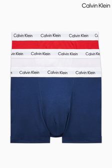 أحمر/أزرق/أبيض - حزمة من 3 سراويل تحتية من Calvin Klein (662537) | 268 ر.س