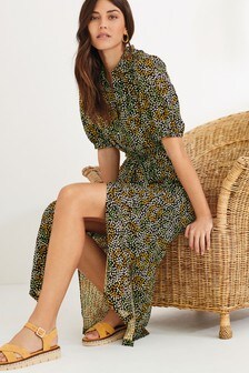 Robe chemise mi-longue