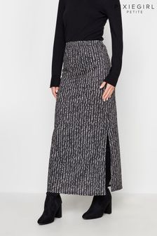PixieGirl Petite Light Grey Maxi Skirt with Slit (663226) | OMR15