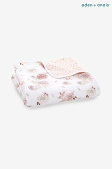 aden + anais White/Pink Floral Dream Blanket (663512) | €51