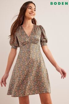 Атласное чайное платье Boden (663956) | €81