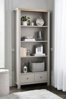Dove Grey Malvern Oak Effect Bookcase Shelf (664628) | €520