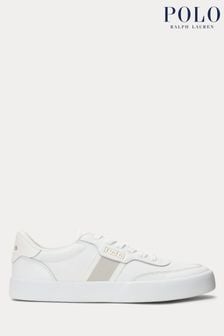 Белый - Кроссовки в полоску Polo Ralph Lauren Court Vulc (665146) | €158