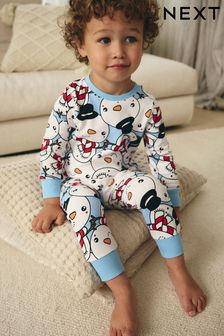 Boys Pyjamas White Christmas Novelty Nightwear Next Luxembourg