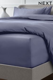 Blue Collection Luxe 400 Thread Count Deep Fitted 100% Egyptian Cotton Sateen Deep Fitted Sheet