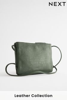 Green Small Leather Cross-Body Bag (665977) | €14.50