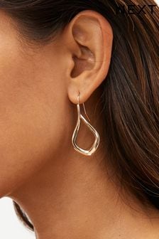 Gold Tone Tear Drop Earrings (666623) | $9