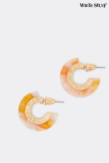 White Stuff Pink Marble Hoop Earrings (667166) | 17 €