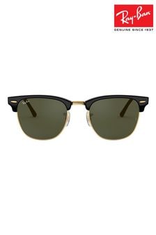Schwarz - Ray-ban® Große Clubmaster-Sonnenbrille (668901) | 242 €