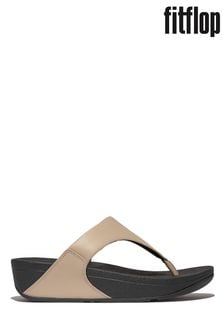 FitFlop Cream Lulu Leather Toepost Sandals (668911) | 4,291 UAH