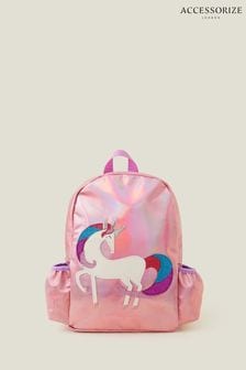 Accessorize Pink Girls Unicorn Backpack (668954) | OMR9