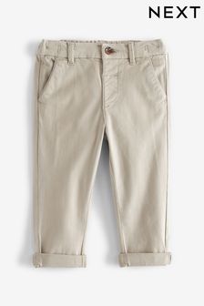 Grège - Pantalon chino stretch (3 mois - 7 ans) (668988) | €15 - €18