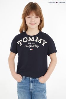 Синяя детская футболка с логотипом Tommy Hilfiger (669747) | €14 - €17