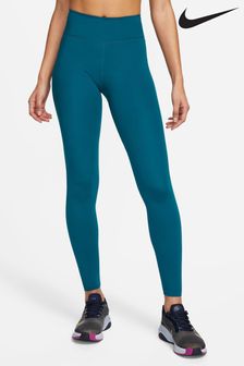 Nike Blue One Luxe Mid Rise Leggings (670245) | €31