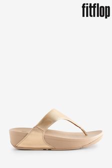 FitFlop Gold Lulu Leather Toepost Sandals (671163) | 115 €