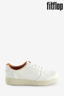 FitFlop Rally Leather Panel White Sneakers (671263) | $159