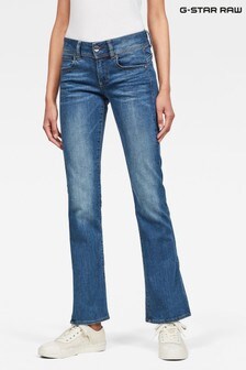 G-Star Blue Midge Mid Boot Cut Jeans (671297) | ₪ 261