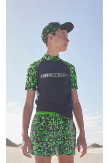 Green Minecraft Swim Shorts (3-16yrs) (671358) | €16 - €23