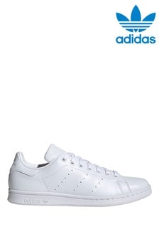 Weiß - adidas Originals Stan Smith Turnschuhe aus Lederimitat (671956) | 114 €