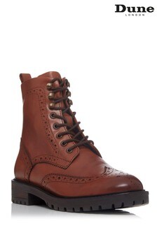 Bottines Dune London Purely Richelieu fauve  