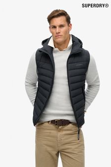 Superdry Eclipse Navy Hooded Fuji Sport Padded Gilet (672574) | 4,864 UAH