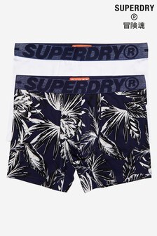 Superdry White Organic Cotton Boxers Two Pack (673064) | TRY 324