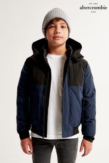 Abercrombie & Fitch Navy Blue Technical Bomber Jacket (673107) | €44