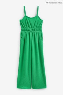 Abercrombie & Fitch Blue Ruched Jumpsuit (673466) | €25