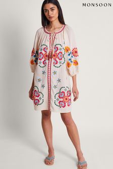 Monsoon Opal Embroidered Kaftan