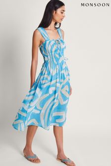 Monsoon Blue Demi Print Sundress (674149) | $103