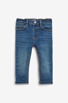 Five Pocket Jeans With Stretch (3mths-7yrs)