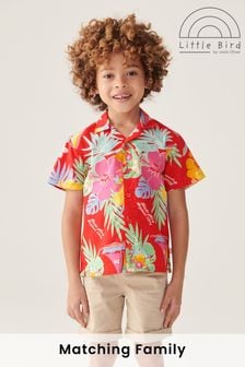 Little Bird by Jools Oliver Red Colourful Hawaiian Shirt (675770) | KRW38,400 - KRW51,200