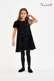 Черное платье с пайетками Nicole Miller (675784) | €31 - €34