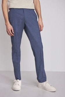 Denimblau - Strukturierte Hose (676125) | 10 €