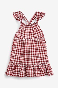 שמלת מלמלה משובצת (3 חודשים עד גיל 7)