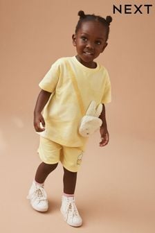Yellow Miffy Bag T-Shirt And Shorts Set (3mths-7yrs) (676871) | SGD 29 - SGD 36