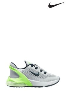 Nike Grey/Lime Air Max 270 GO Easy On Junior Trainers (676924) | €51