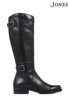 Jones Bootmaker Black Leather Ladies Knee High Rider Boots (676989) | 222 €