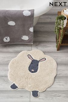 Grey Sheep Bath Mat
