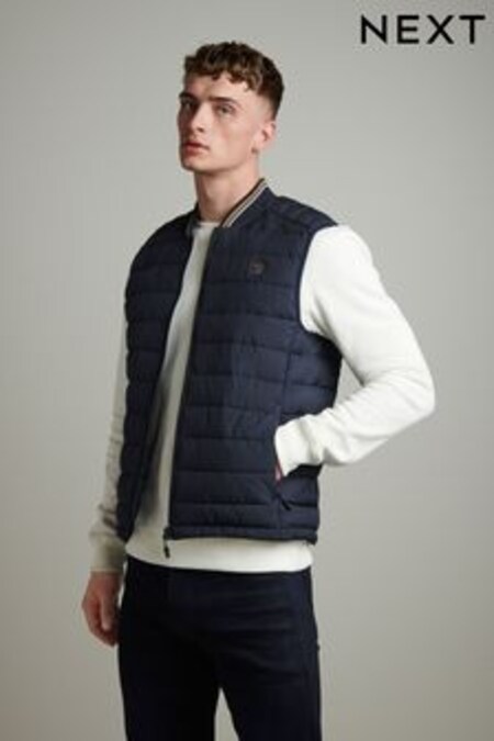 Navy Shower Resistant Tipped Gilet (678028) | 54 €