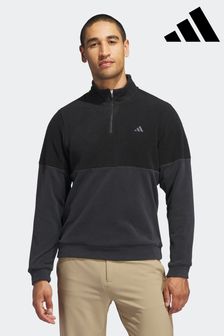 أسود - Adidas Golf Ultimate365 Fleece 1/4-zip Pullover Fleece (679109) | 383 ر.س