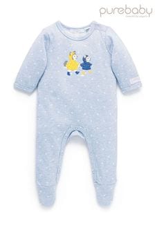 Blau - Purebaby Baby Schlafanzug mit Pünktchen (679450) | 19 €