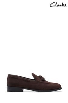 Clarks Craftarlo Schuhe aus dunklem Veloursleder mit Verzierung (679474) | 138 €