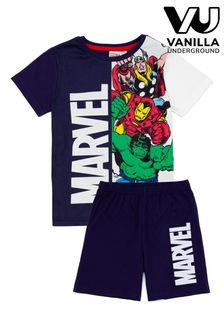 Vanilla Underground Blue Marvel Boys Short Pyjamas (680178) | €22