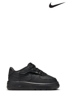 Schwarz - Nike Infant Air Force 1 Mid Easyon Trainers (680402) | 69 €